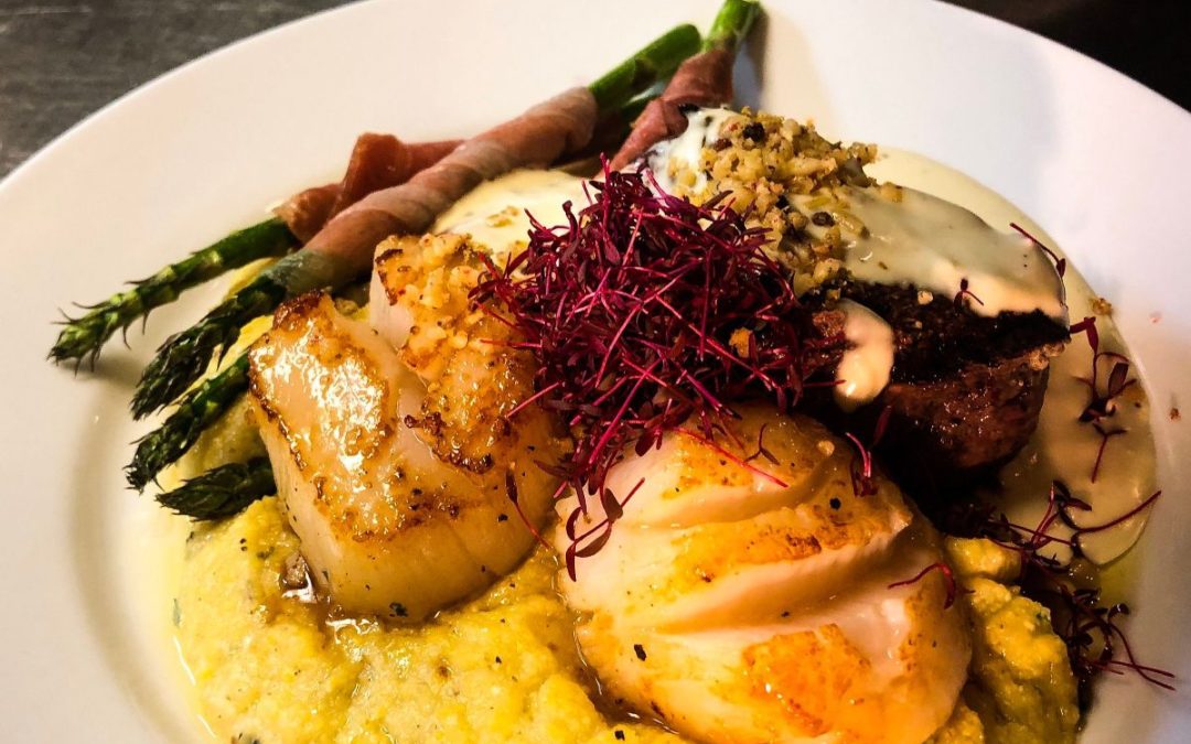 Feast Weekend Special – Bison, Scallop, Polenta And Chateau Larroque