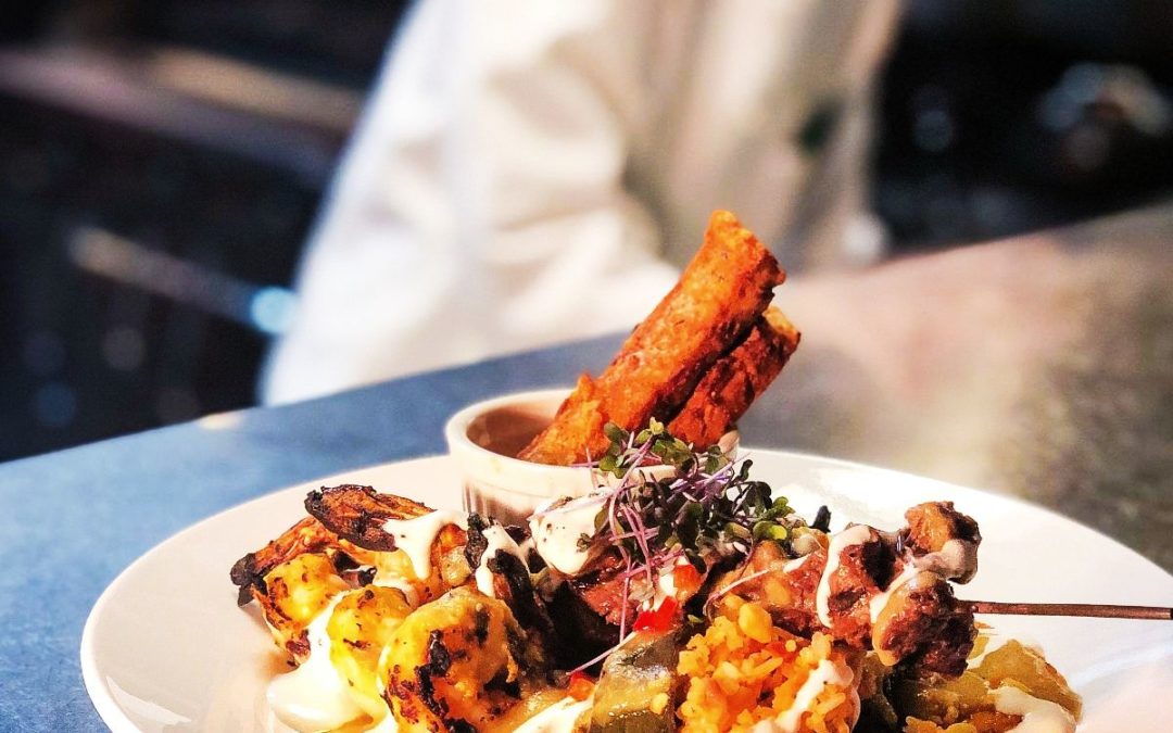 Feast Weekend Special – Bison, Shrimp, Chorizo Stuffed Poblano And Lafage Narassa