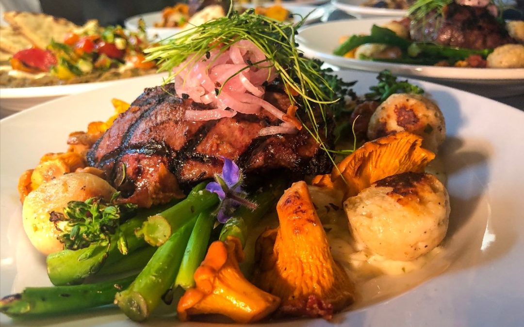 Feast WS – Elk Chop, Chanterelles, Aerena Cab Sauv
