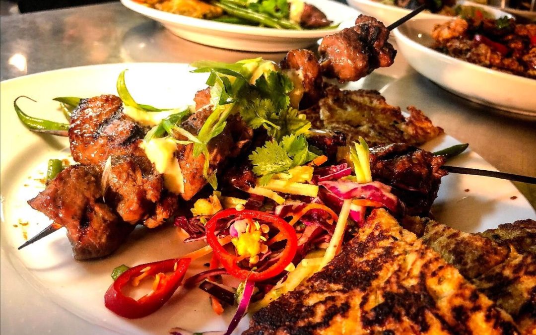 Feast Weekend Special – Bison Skewer with Lost and Found Red Blend