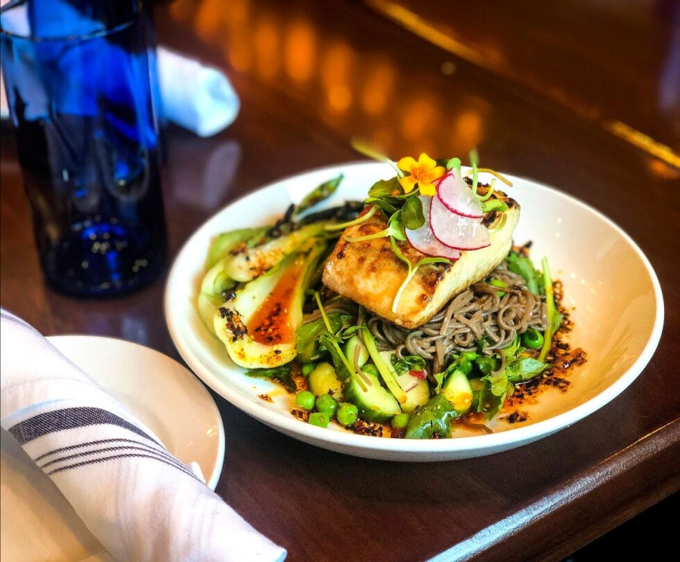 Feast Weekend Special Teriyaki Mahi Mahi Brooks Riesling Feast Bistro