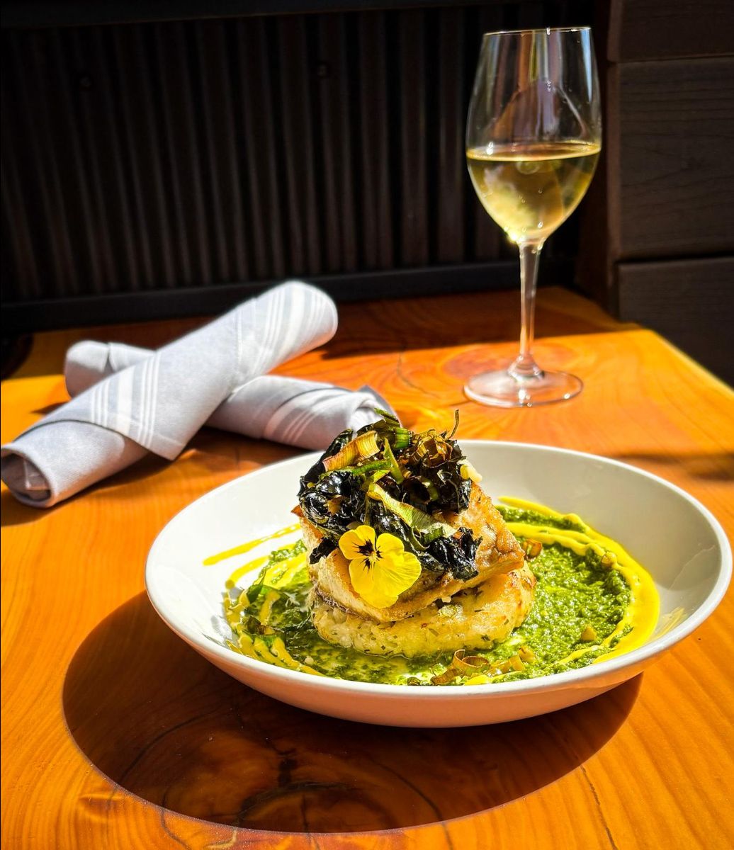 Prosecco Salt Dusted Grouper