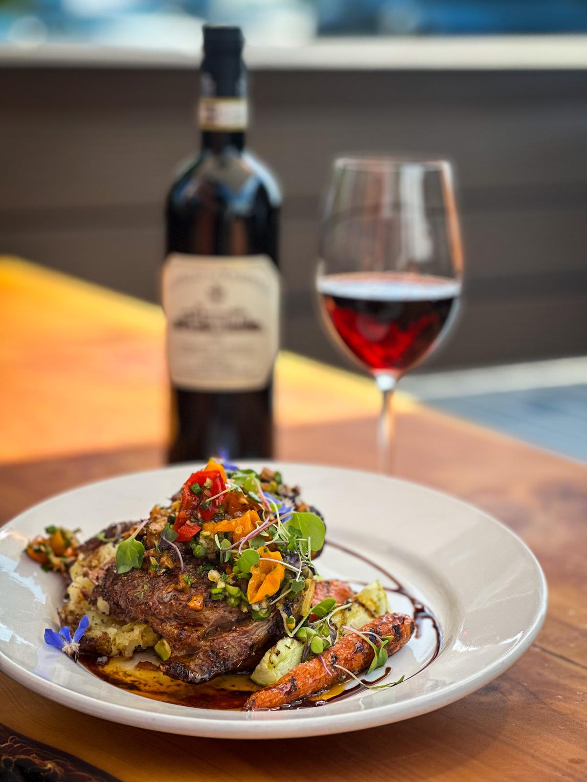 Bison Ribeye, Chanterelle Butter - Chianti