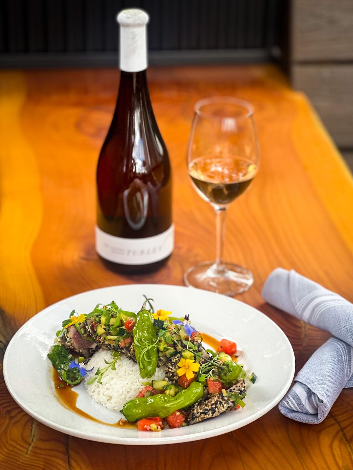 Sesame Seared Ahi - Turley Rose