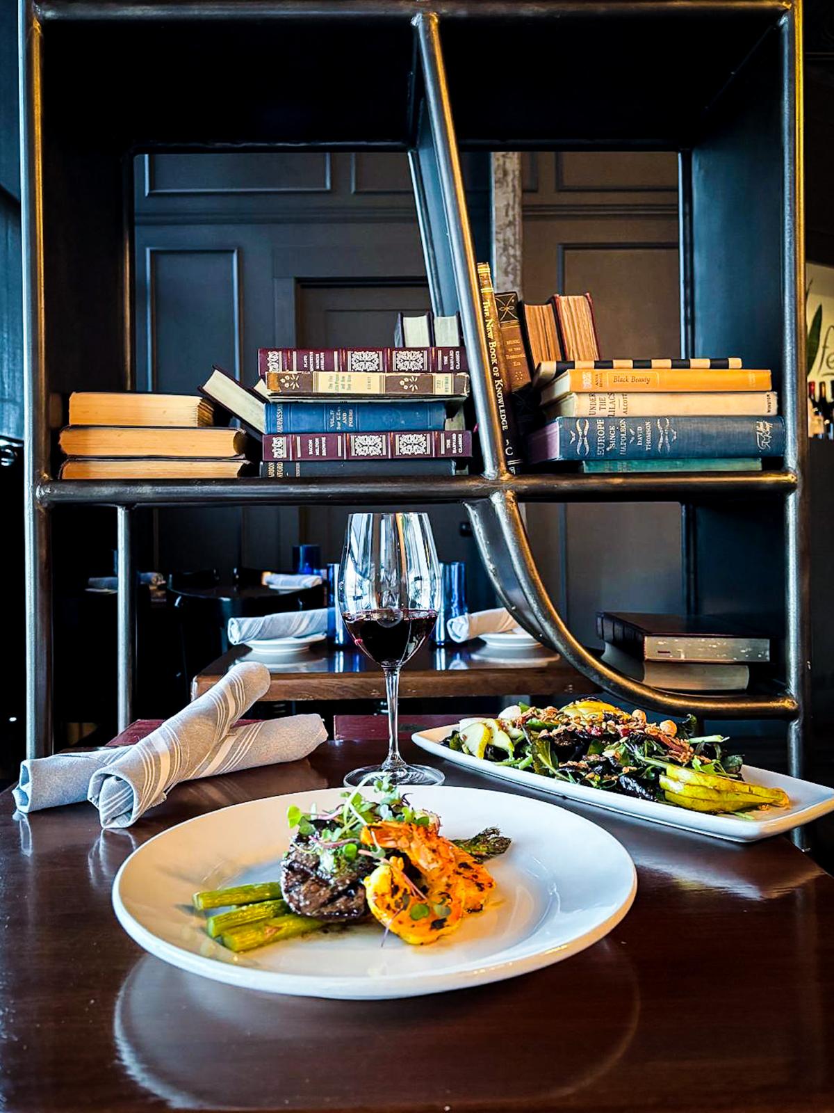 Wagyu Beef Tenderloin & Grilled Shrimp - Barbe Blanche